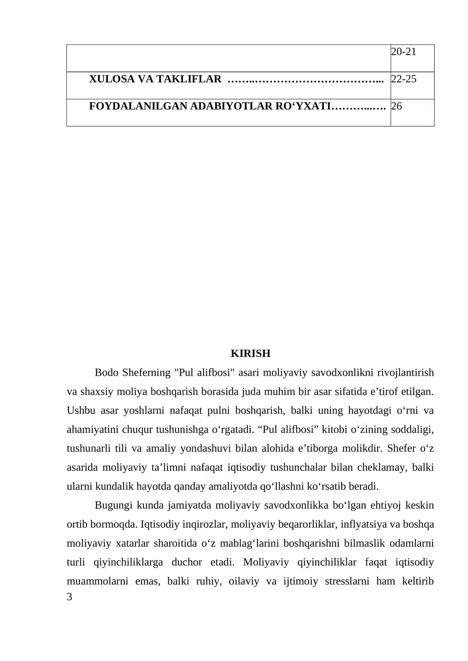 BODO SHEFERNING PUL ALIFBOSI ASARI 3