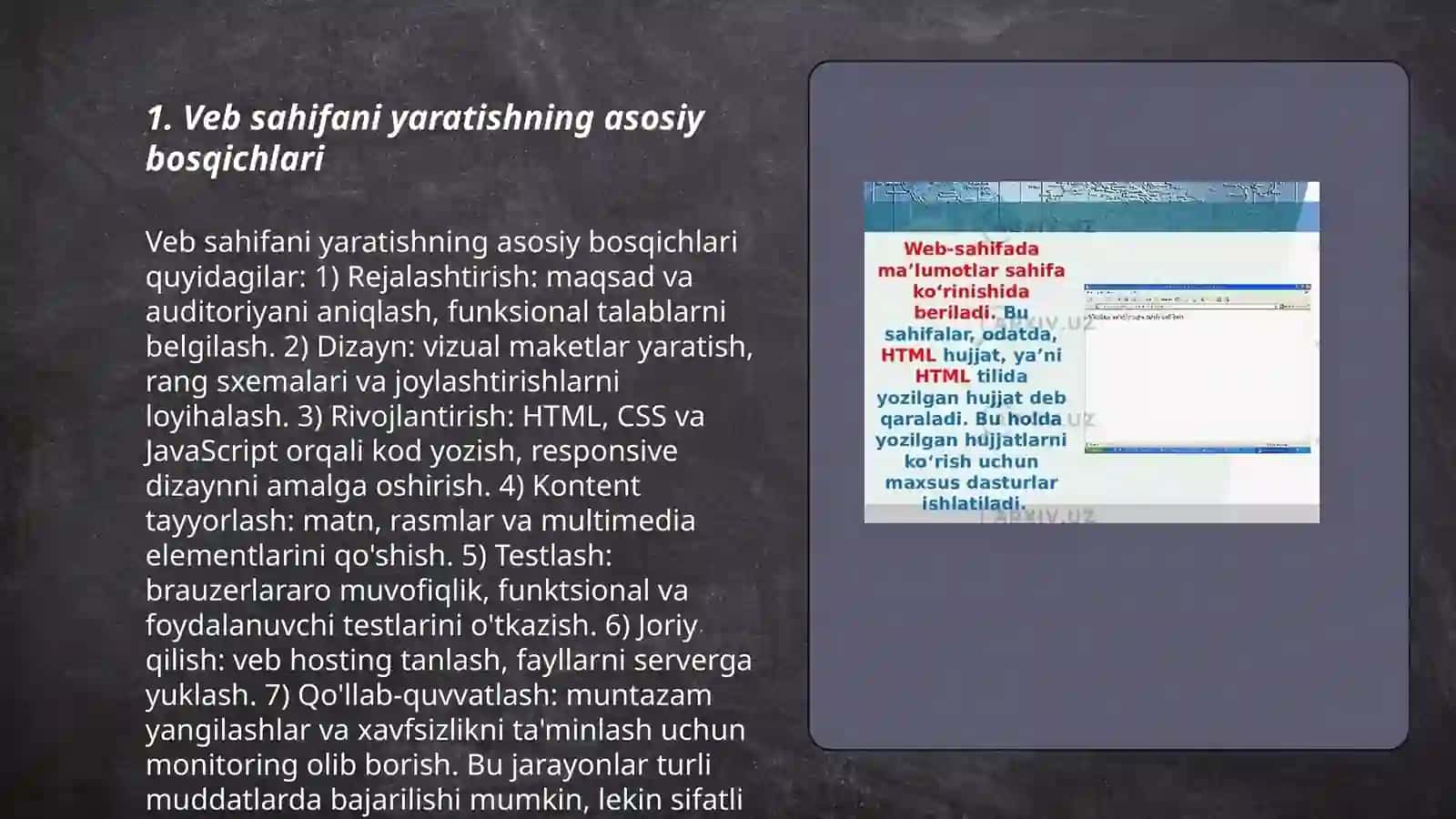 Mening birinchi web sahifam 3