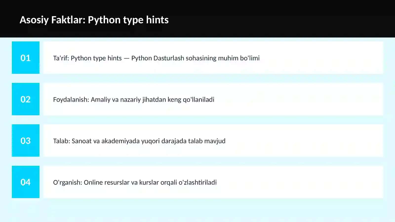 DASTURLASH | PYTHON DASTURLASH 3