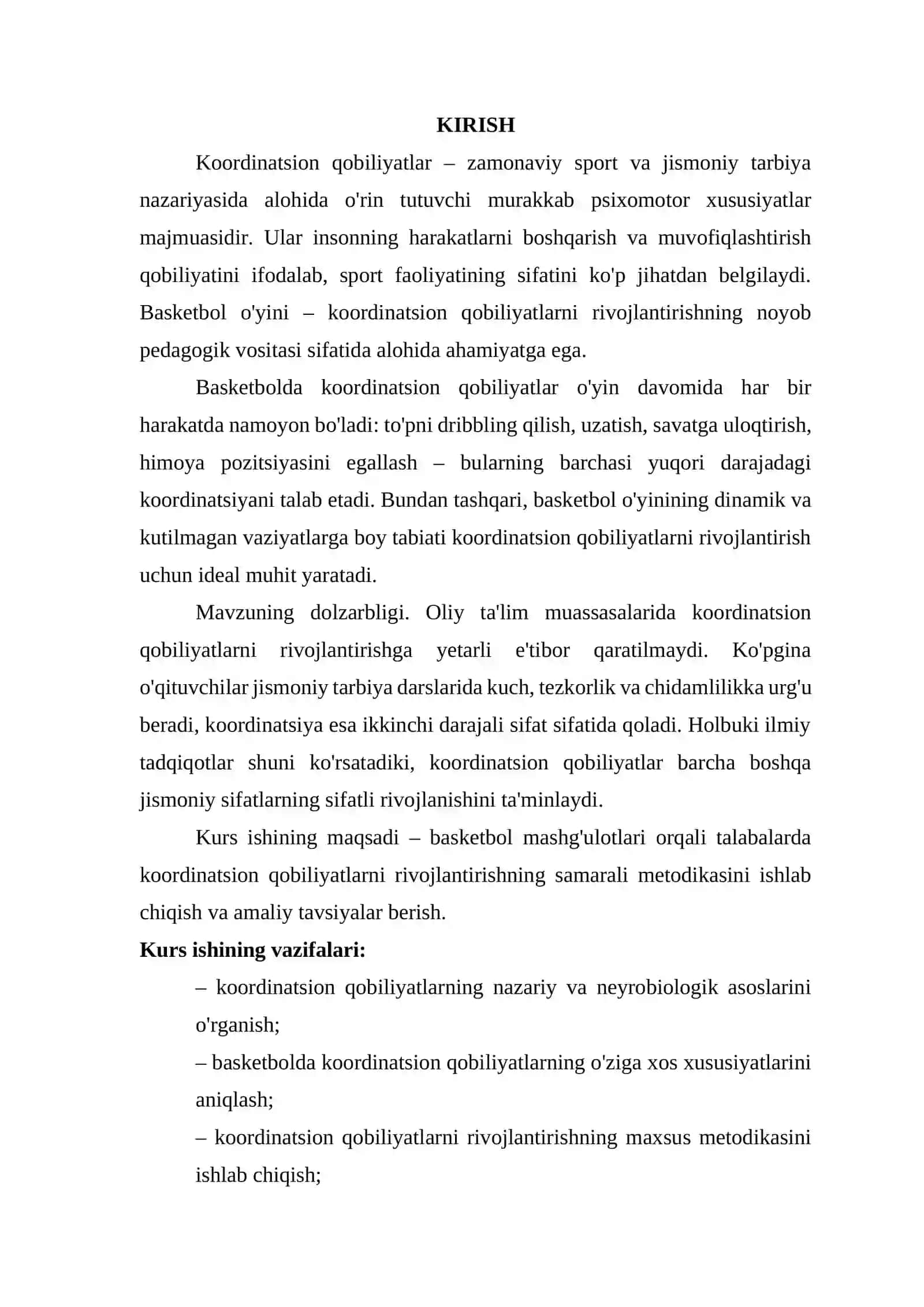 "Talabalarda basketbol orqali koordinatsion qobiliyatlarni rivojlantirish metodikasi" 3
