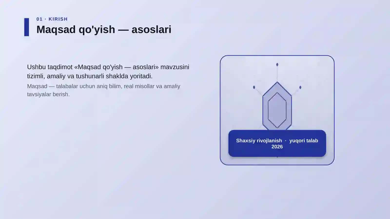 Maqsad qo'yish — asoslari 3