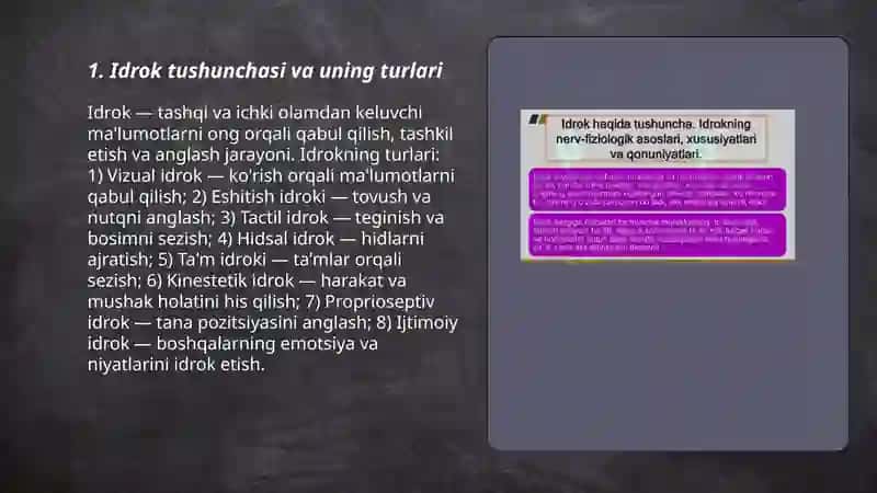 Idrok va xayol 3