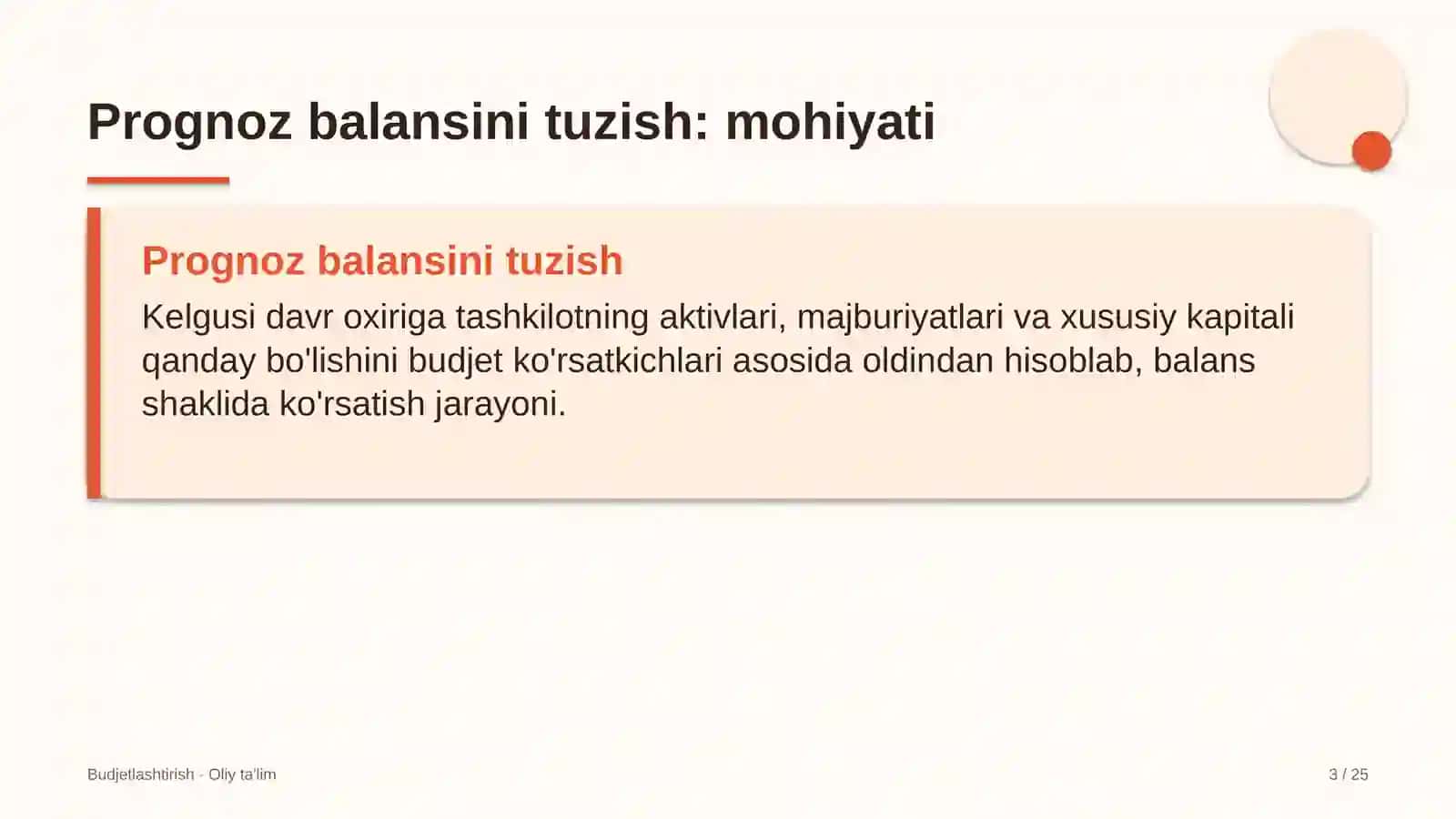 Hosting provayderlarida prognoz balansini tuzish 3