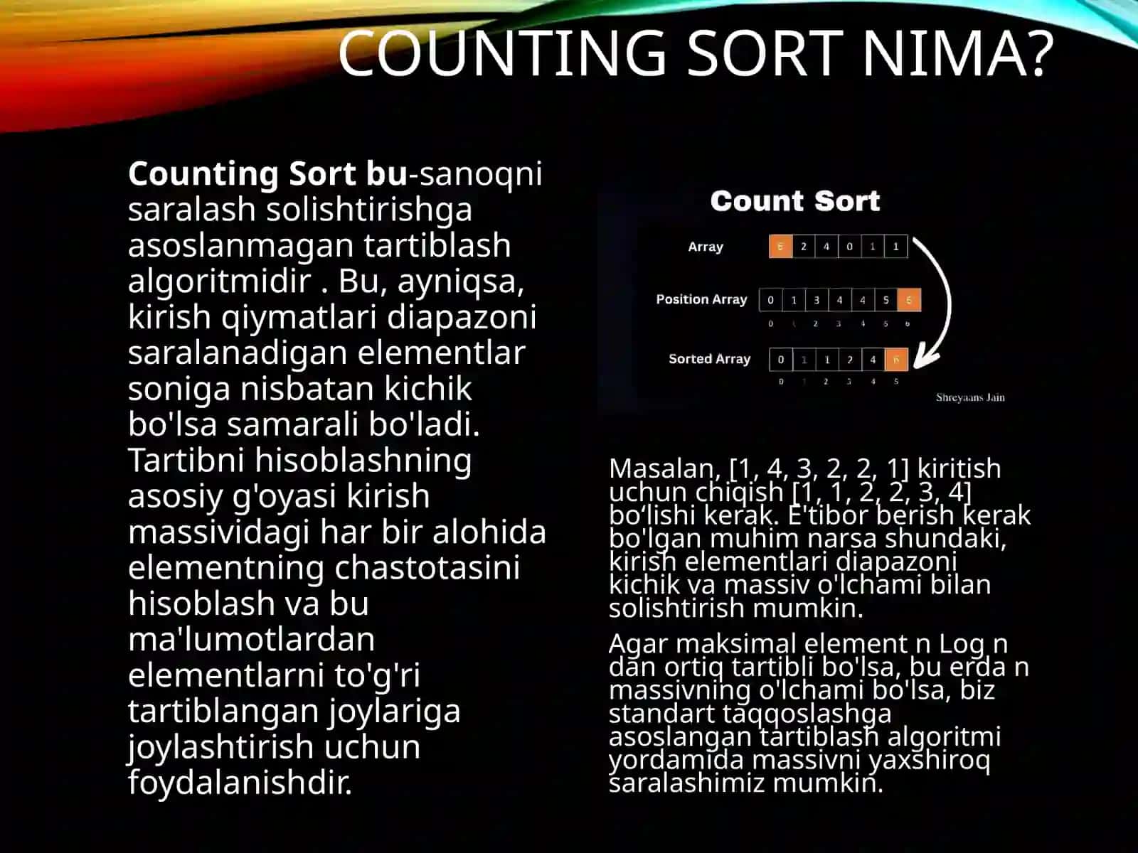 Counting Sort 3