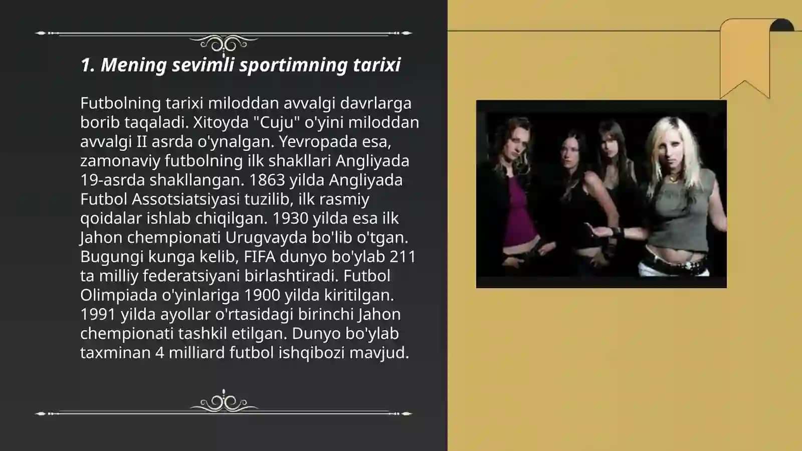 Mening sevimli sportimning tarixi 3