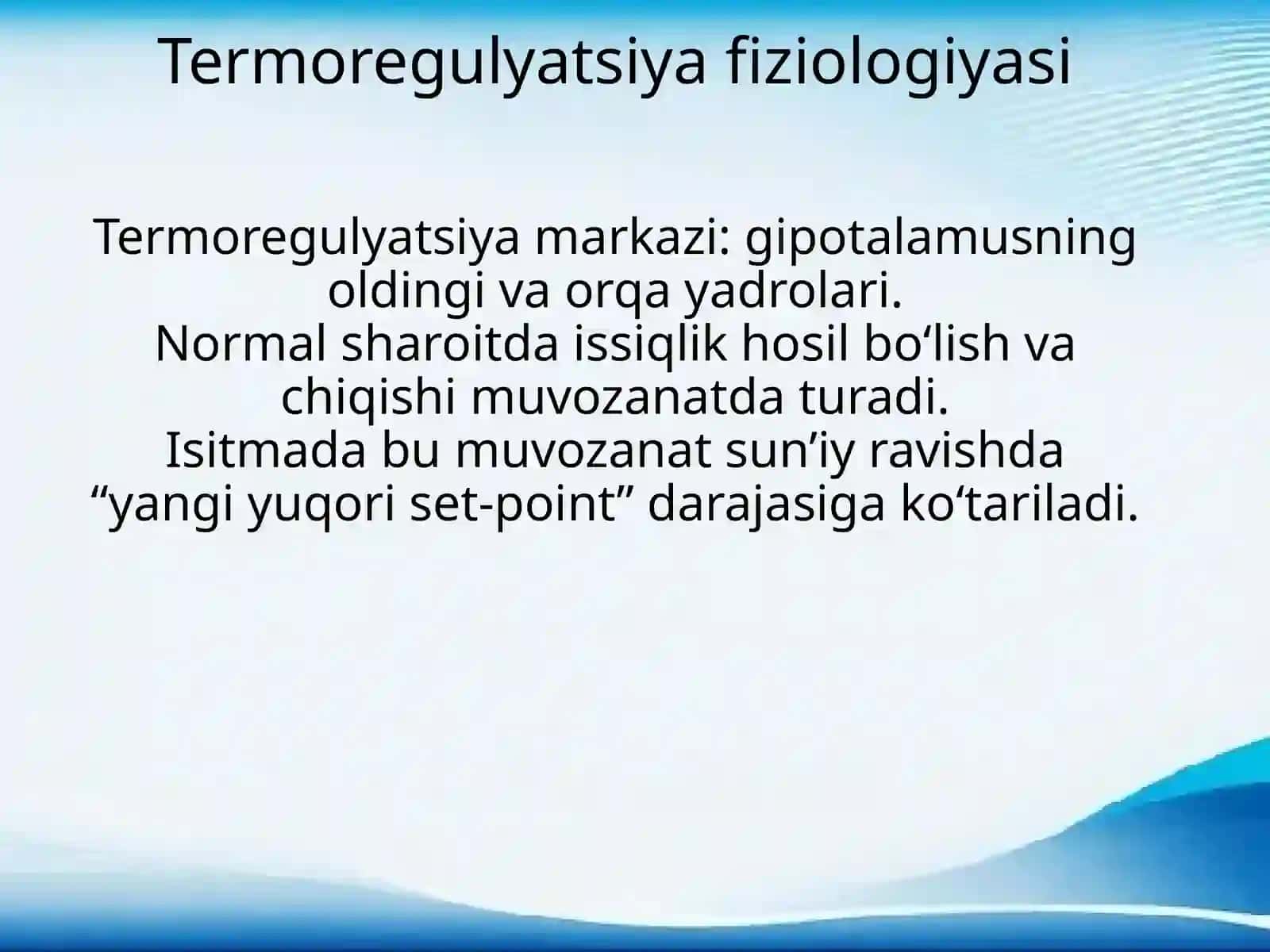 ISITMA BOʻYICHA DIFFERENSIAL DIAGNOSTIKA 3