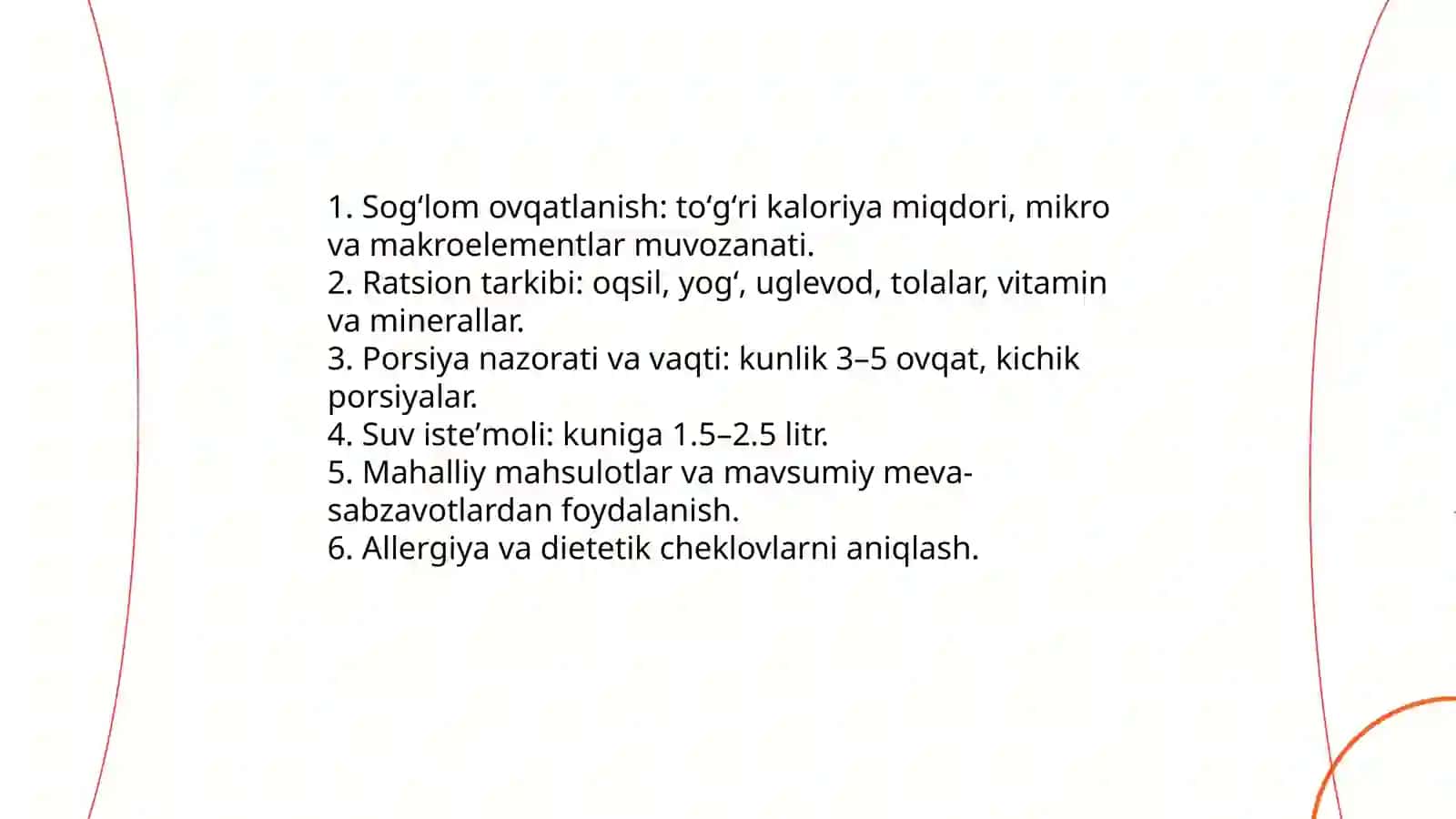 Sogʻlom turmush tarzi intervyu olish 3