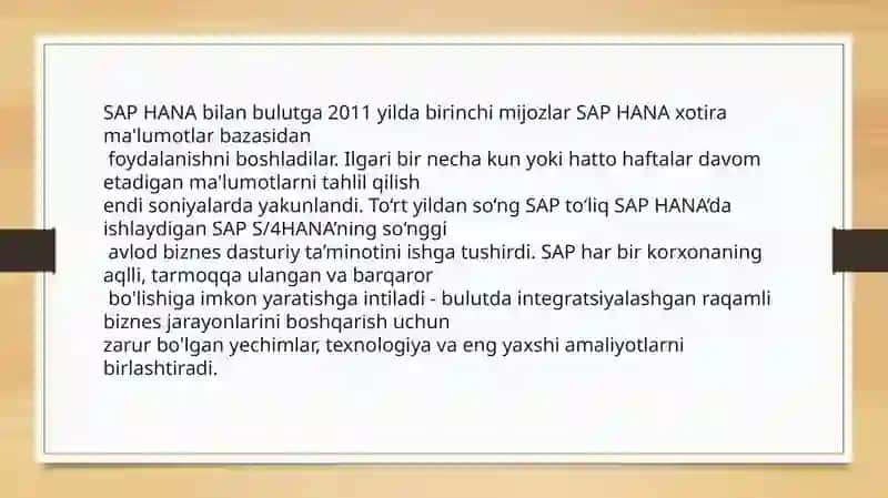SAP (System Analyse Programmentwicklung) 3