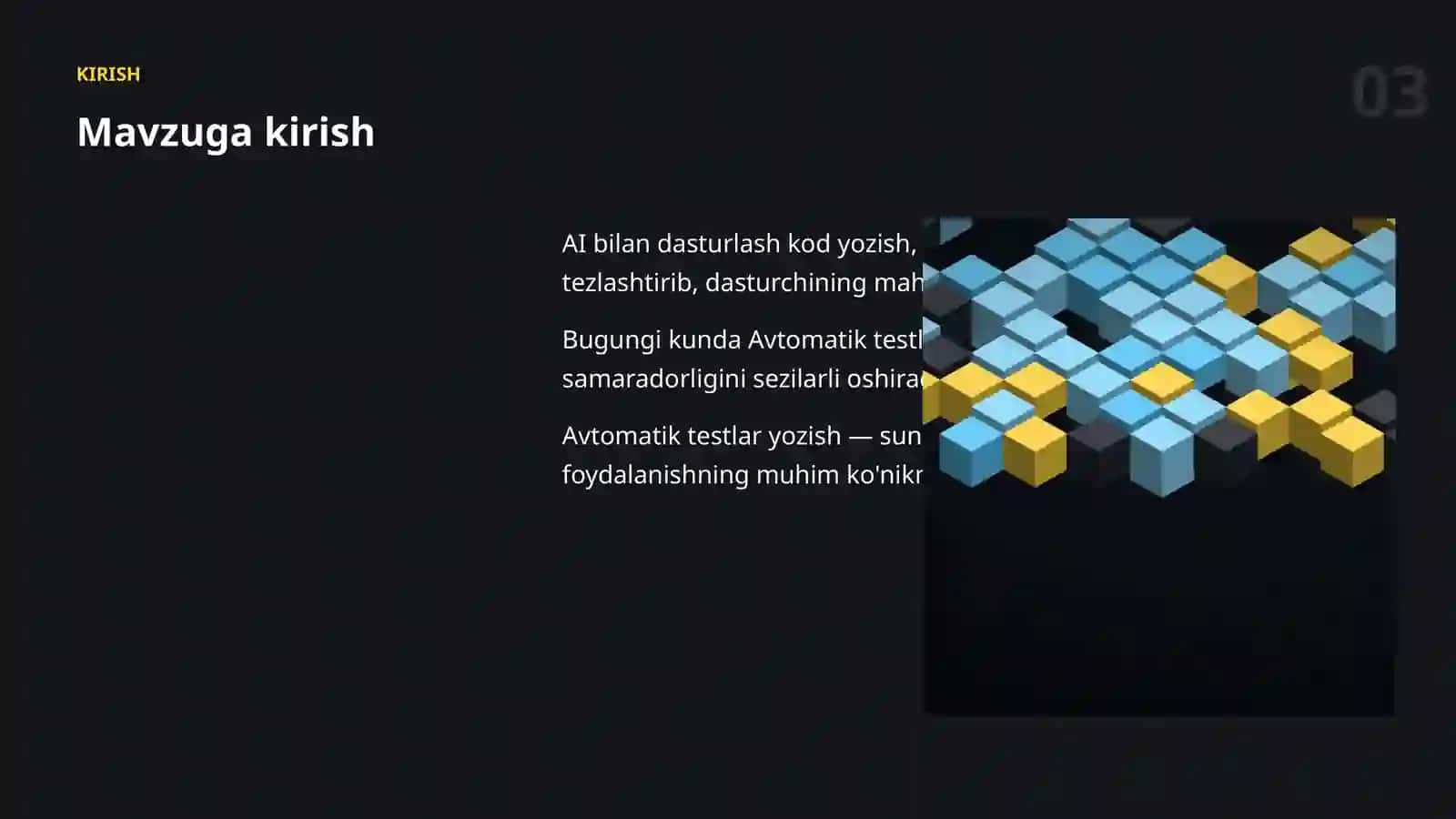 AI BILAN DASTURLASH 3