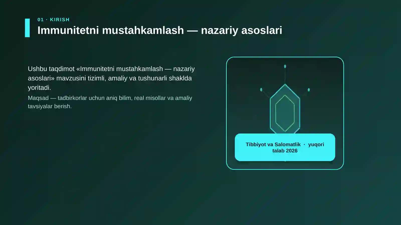 Immunitetni mustahkamlash — nazariy asoslari 3