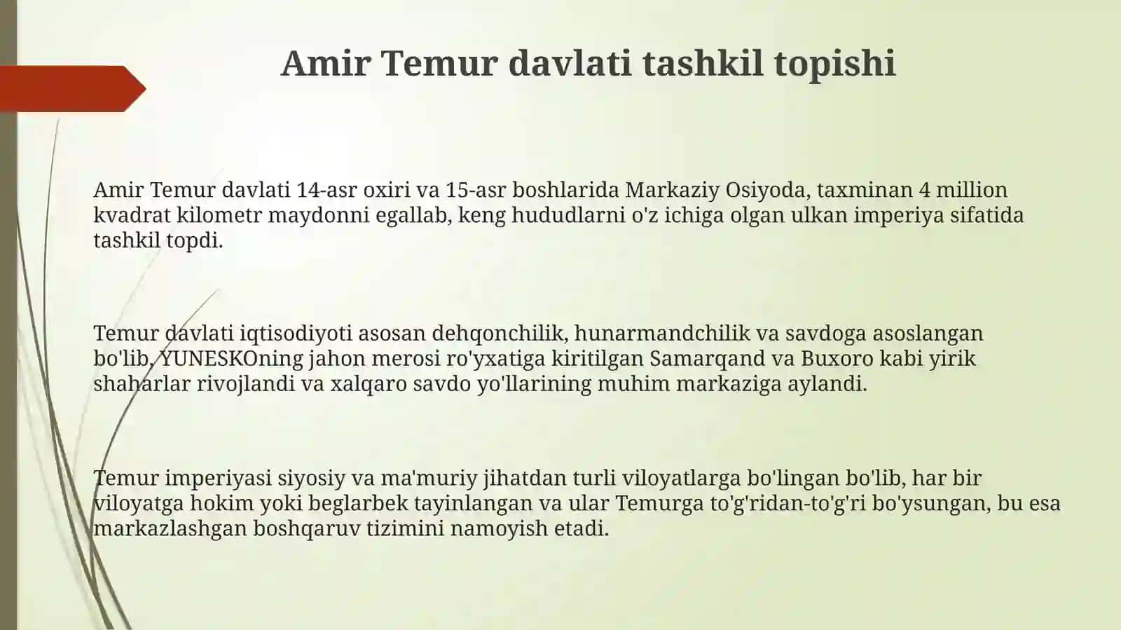 Amir Temur davlati 3