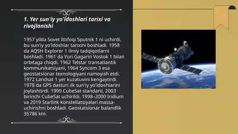 Yerning sun'iy yoʻldoshlari va navigatorlar 3