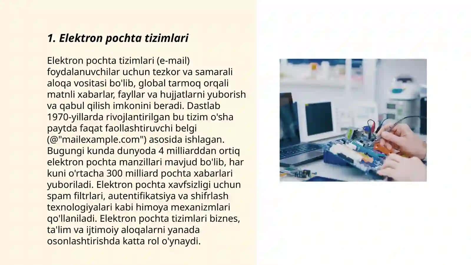 Elektron pochta tizimlari 3