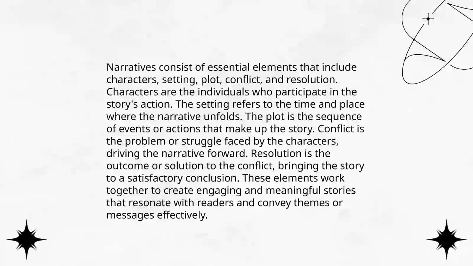 Elements of Narratives 3
