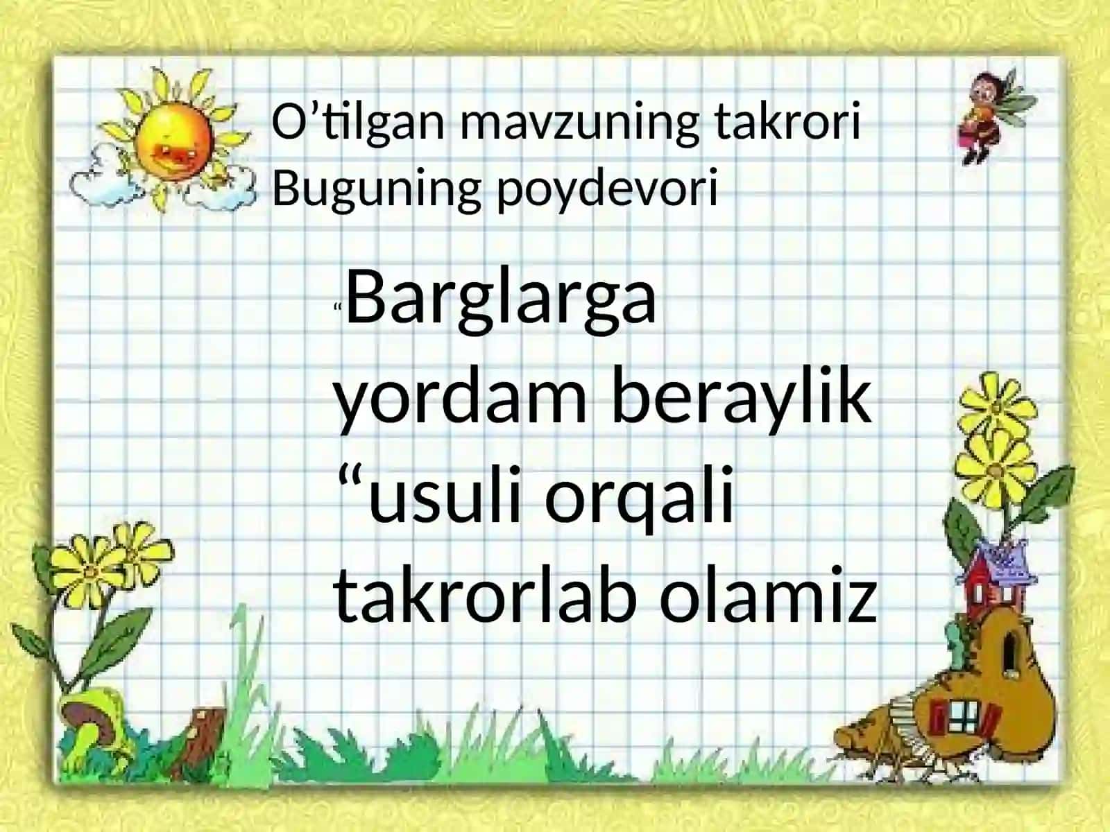 Barglarning suvbug’latishi 3