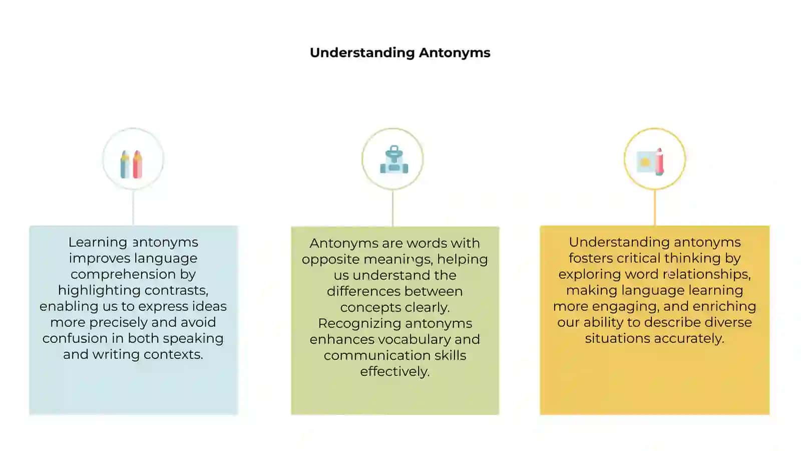 Antonyms 3