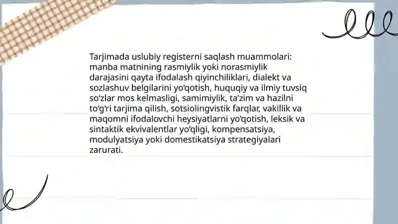 Tarjimada stilistik muammolar 3