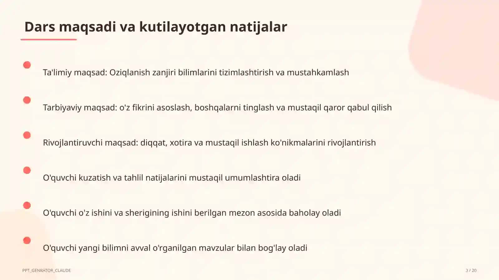 Oziqlanish zanjiri (3-sinf) 3