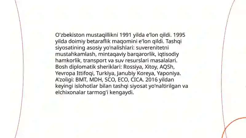 O'zbekiston va jahon hamjamiyati 3