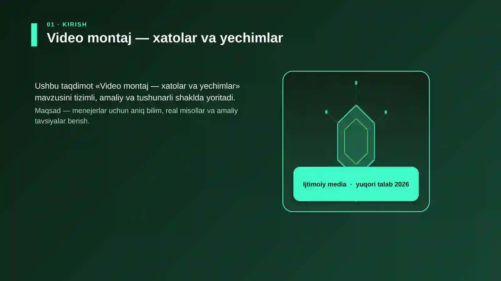 Video montaj — xatolar va yechimlar 3