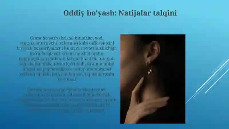 Oddiy va Differensial bo‘yash 3