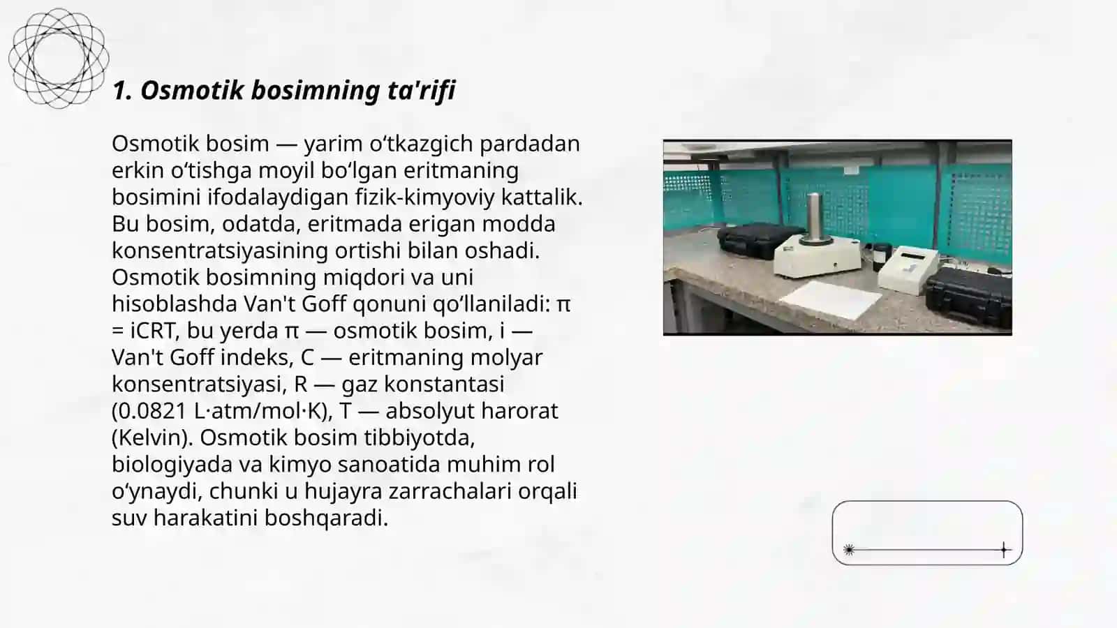 Osmatik bosim 3
