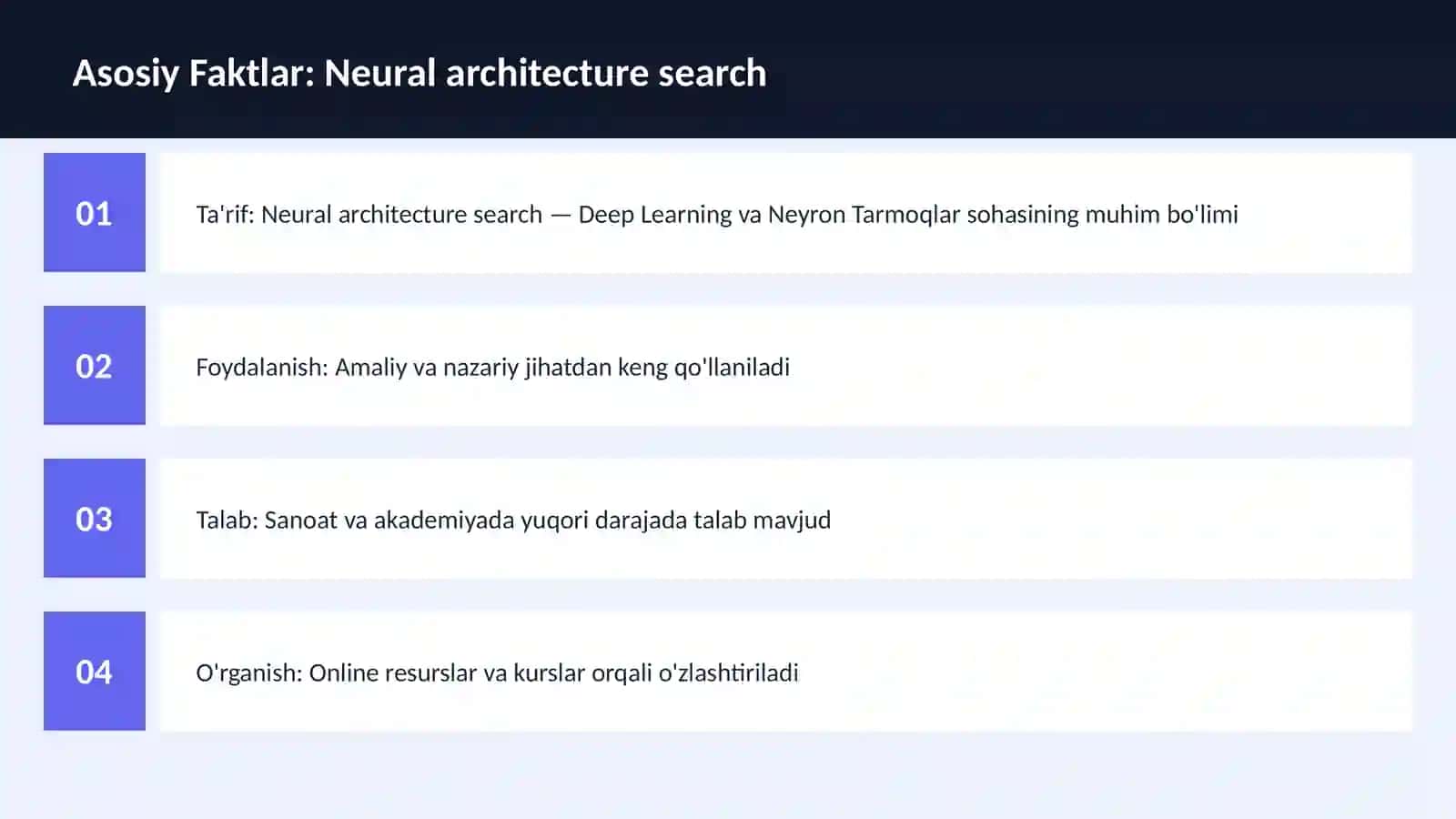 AI | DEEP LEARNING VA NEYRON TARMOQLAR 3