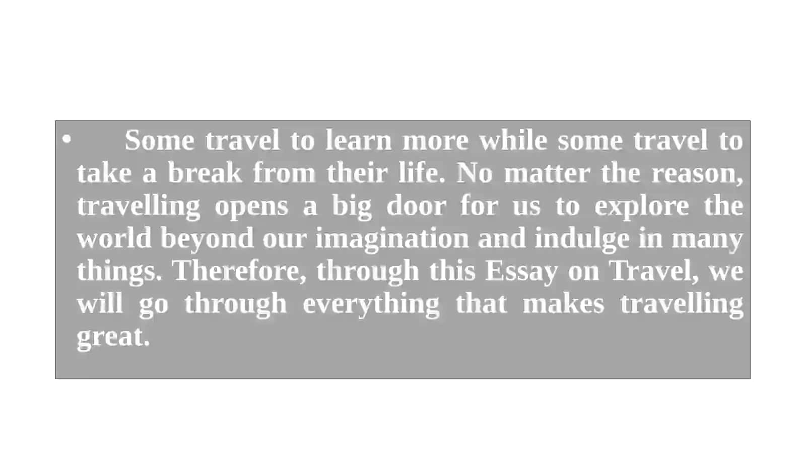 Travel information 3