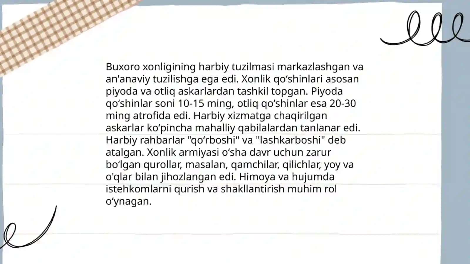 Buxoro xonligida harbiy ishlar 3