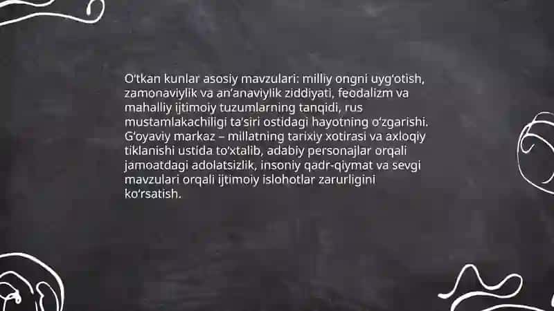 Oʻtkan kunlar 3