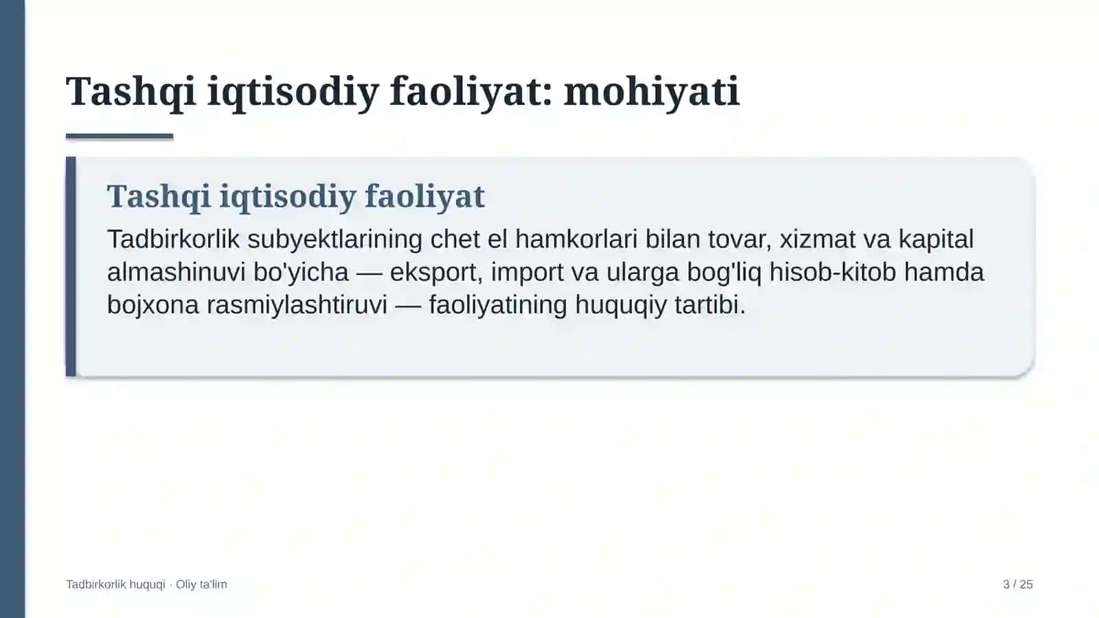 Tashqi reklama sohasida tashqi iqtisodiy faoliyat 3