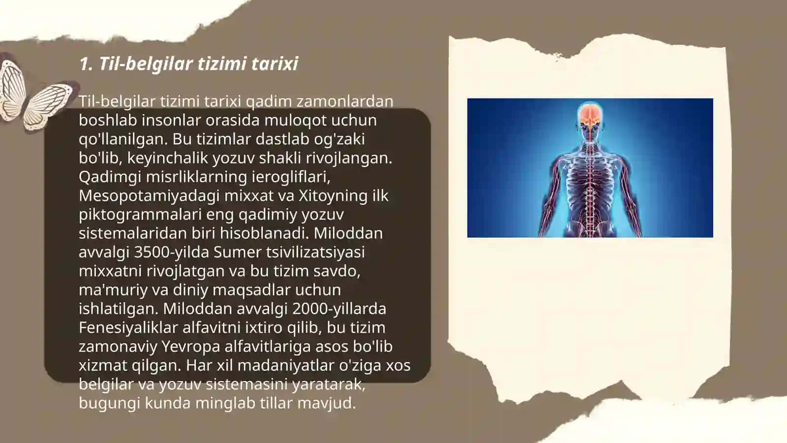 Til-belgilar sistemasi 3