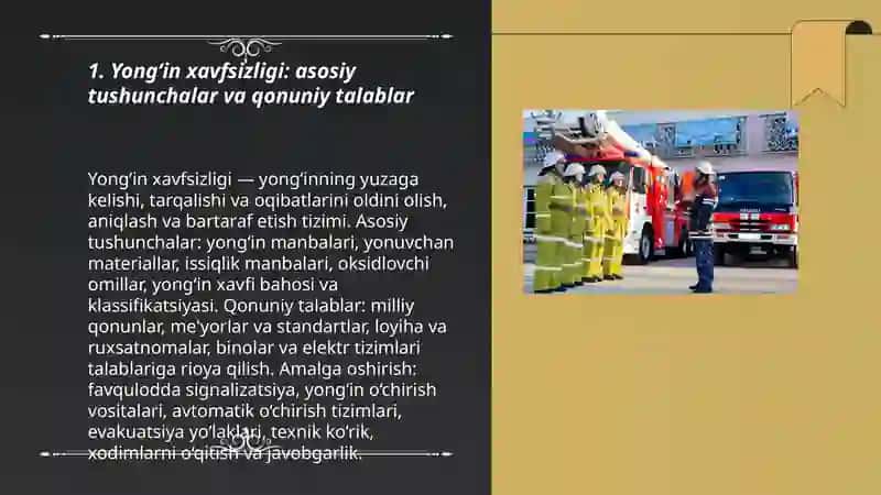 Yong‘in xavfsizligi va qurilish jarayonlaridagi xavf-xatarlar 3