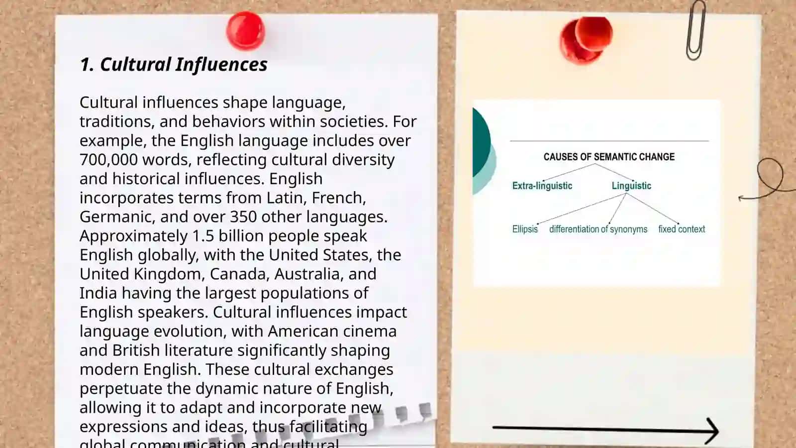 Reasons for semantic changes 3