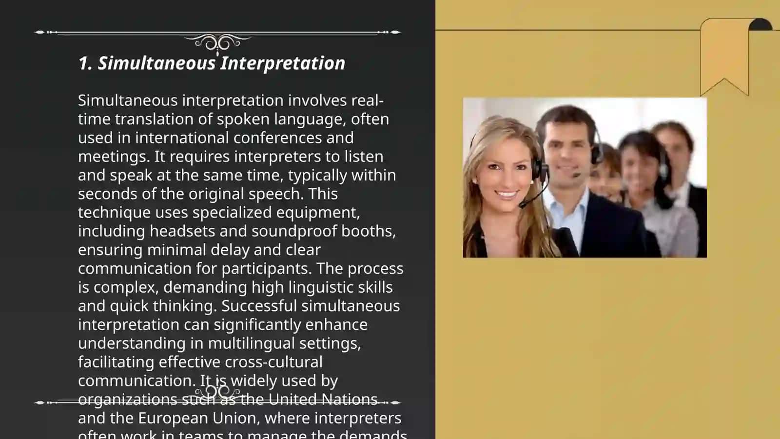 Simultaneous Interpretation 3