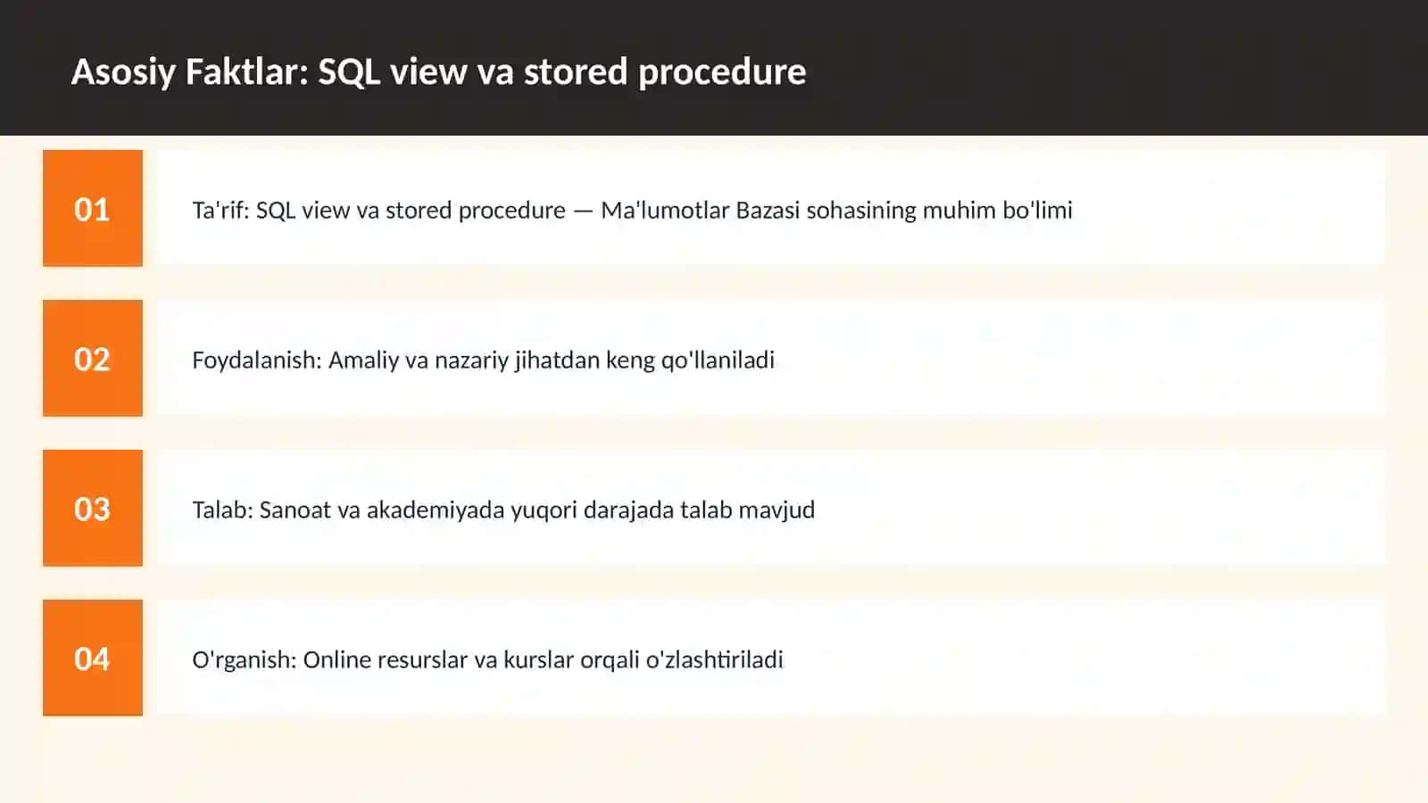 SQL view va stored procedure 3