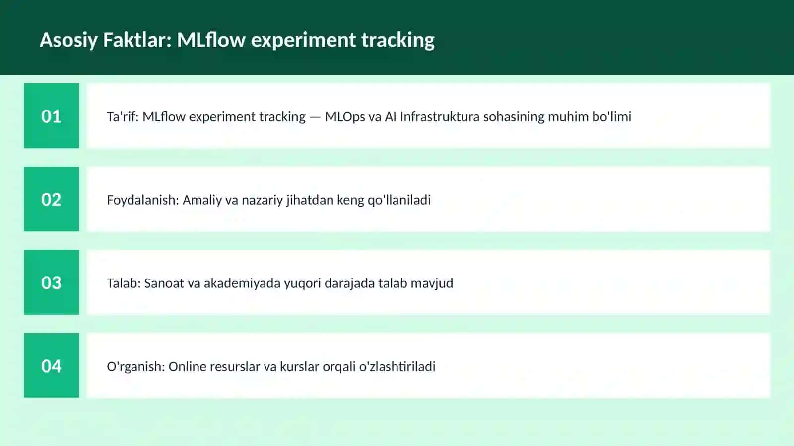 MLflow experiment tracking 3