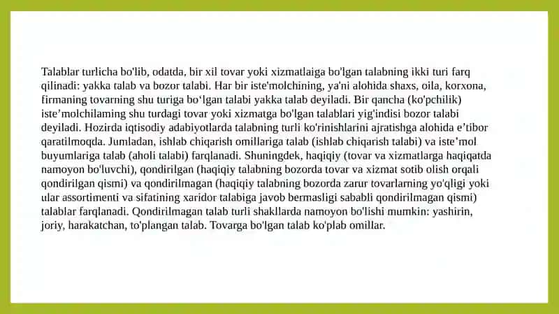 Taklif tushunchasi 3