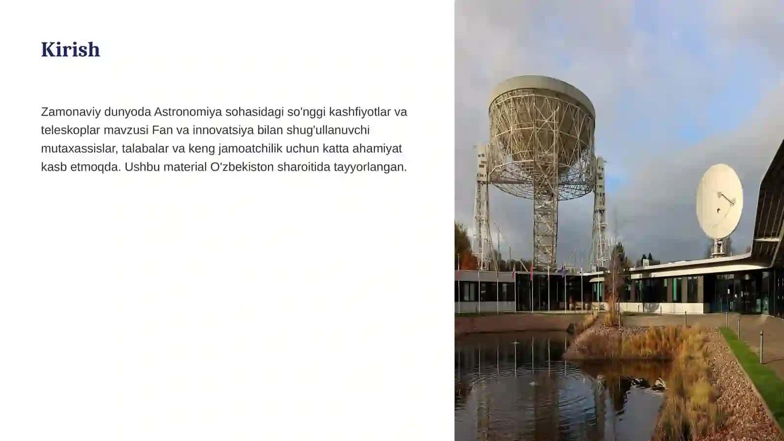 Astronomiya sohasidagi so'nggi kashfiyotlar va teleskoplar 3
