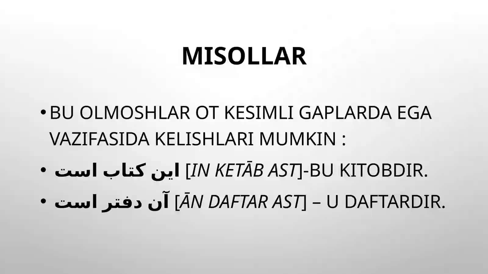 Ko‘rsatisholmoshlari 3