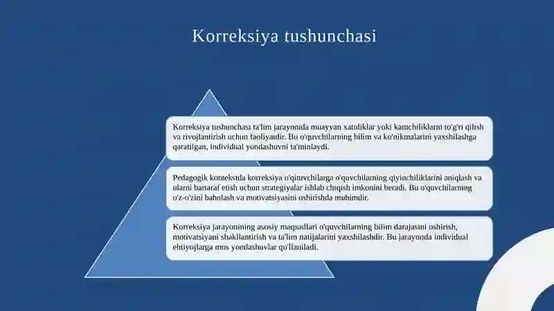 Pedagogik korreksiya 3