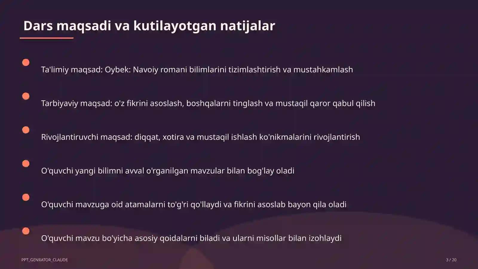 Oybek: Navoiy romani (10-sinf) 3
