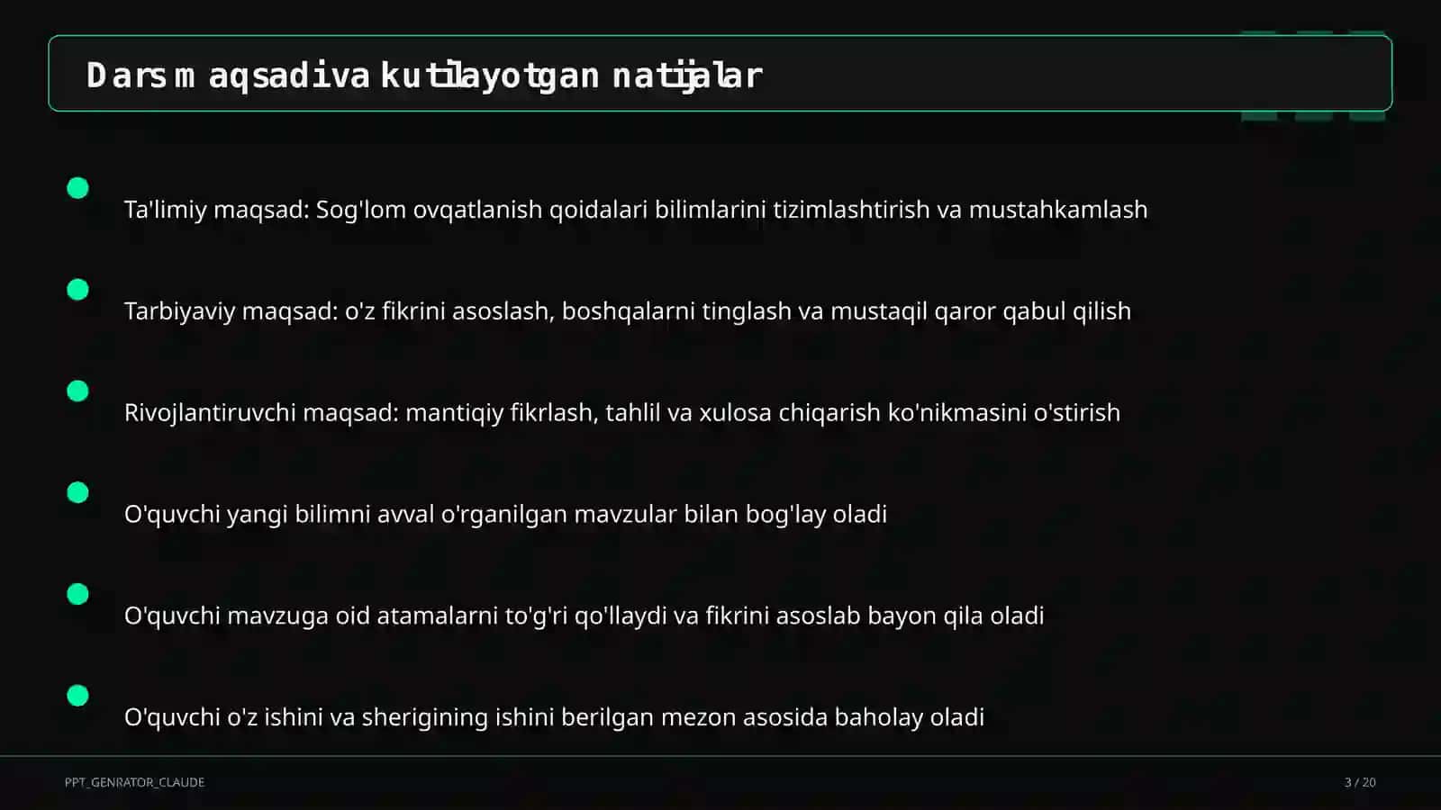 Sog'lom ovqatlanish qoidalari 3
