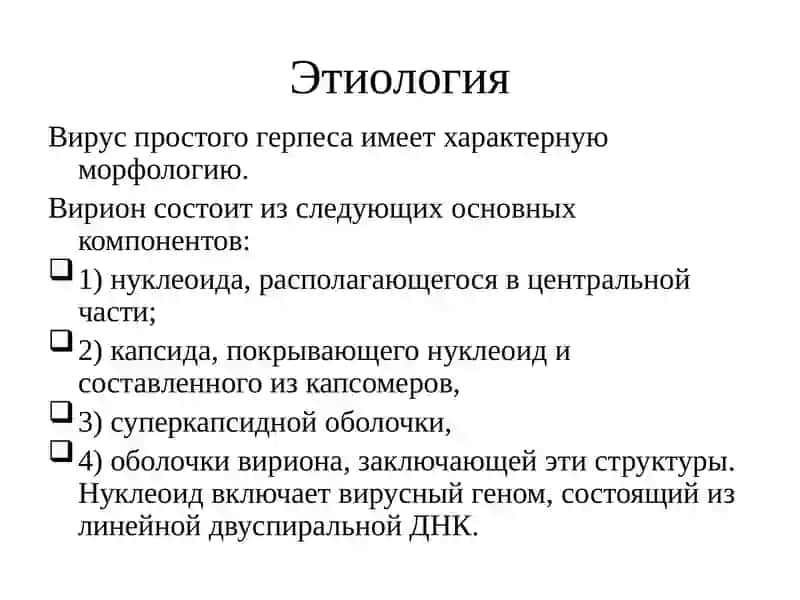 Простой герпес 3
