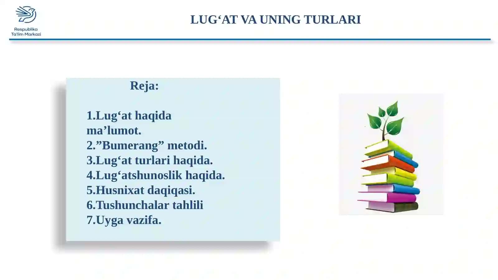 Lug‘at va uning turlari 3
