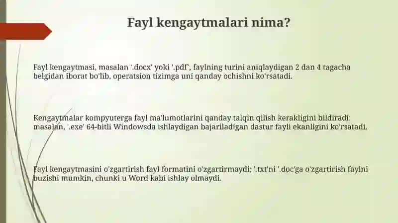 Faylkengaytmalari 3