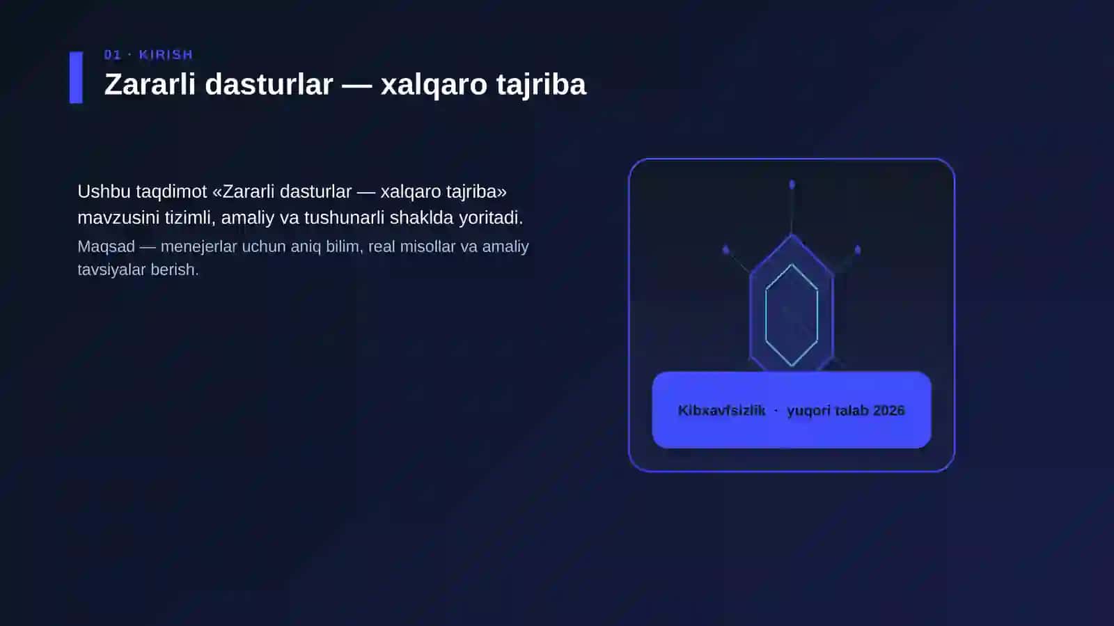 Zararli dasturlar — xalqaro tajriba 3