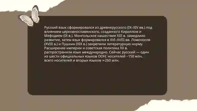 Русский язык 3