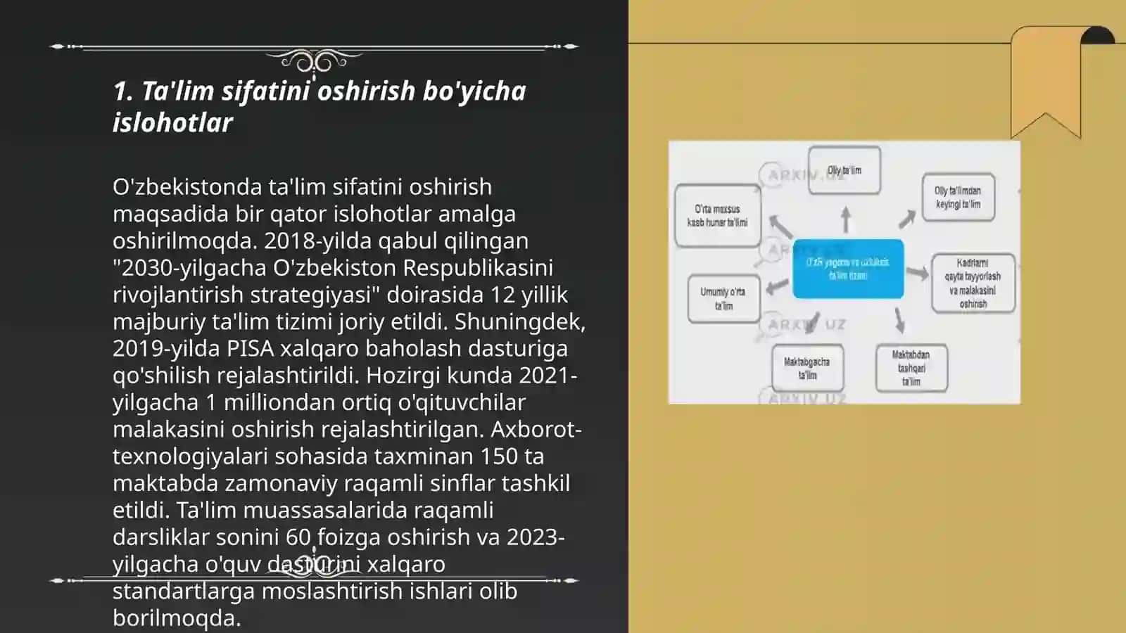 Ta'lim tizimini takomillashtirish chora-tadbirlari 3