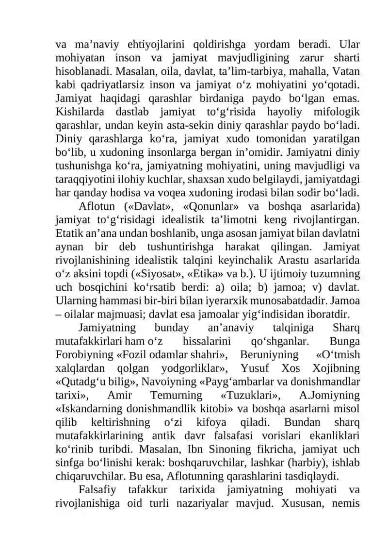 Jamiyat falsafasi. Inson falsafasi (Falsafiy antropologiya) 3